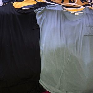 Low scoop loose t shirts